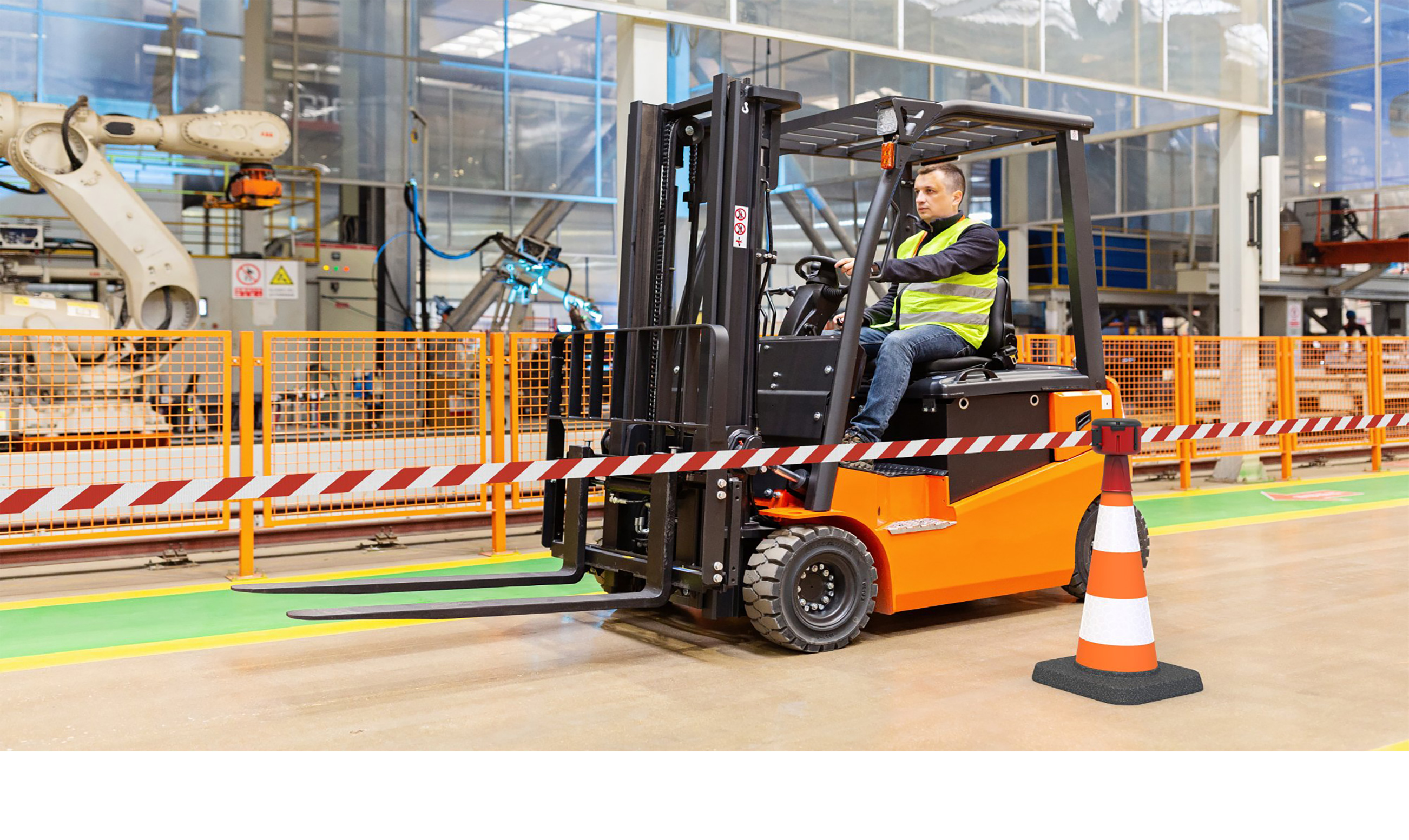 Barreras retráctiles industriales Dsafety